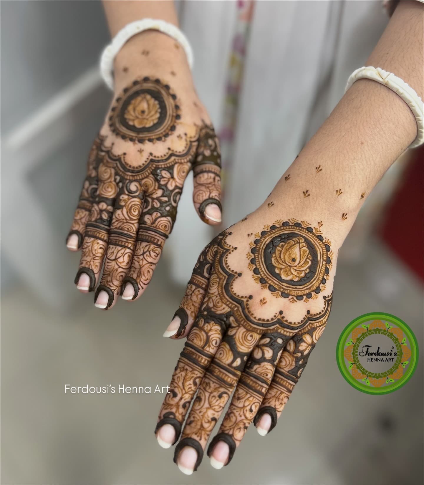 Gorgeous Mandala Work— Covered Fingers