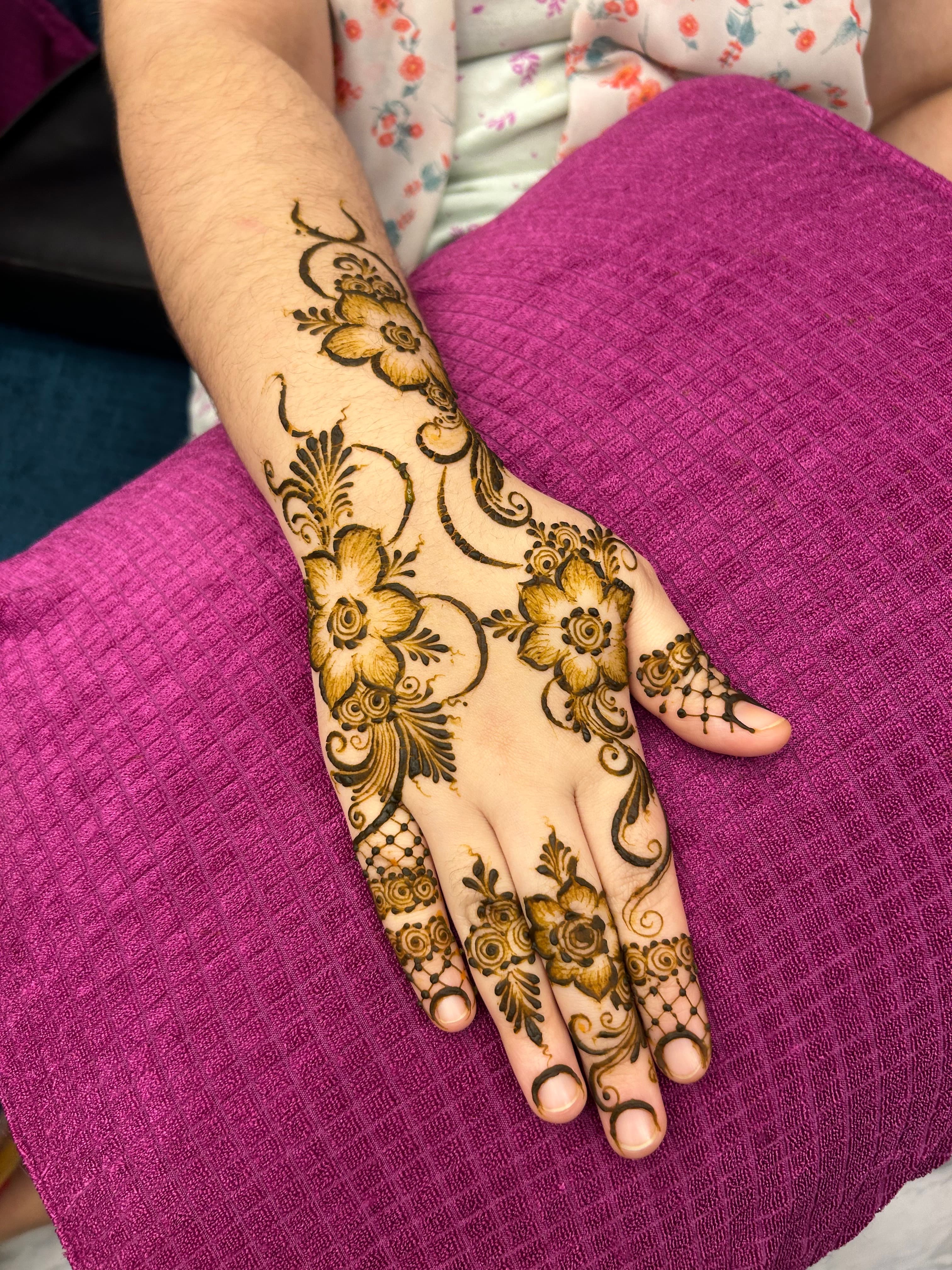 Arabic Floral Design